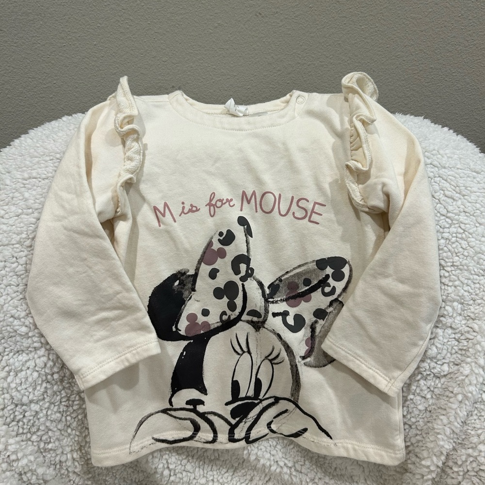 H&M Mini ruffle shirt 3-4T